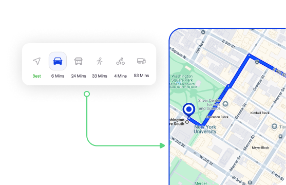 Customizable Travel Modes