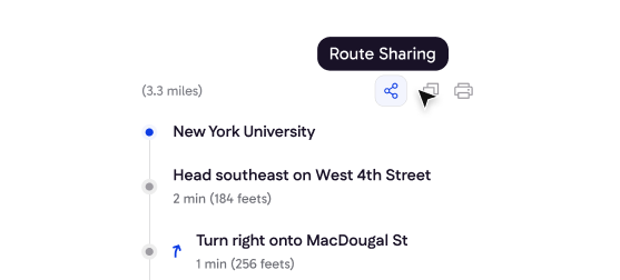 Route Sharing